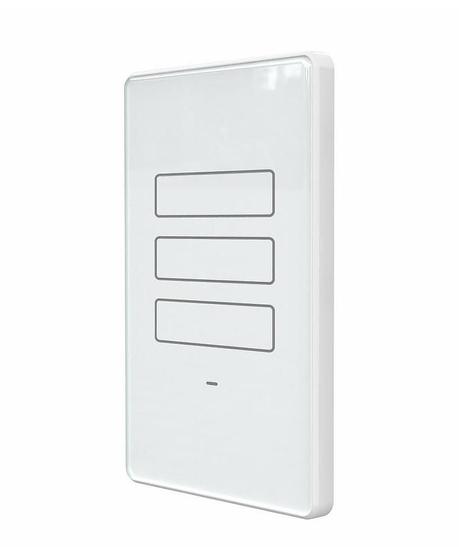 Imagem de Interruptor inteligente touch wi-fi agl 3 botão branco