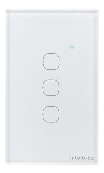 Imagem de Interruptor Inteligente Touch Wi-fi Ews 1003 3 Teclas Branco