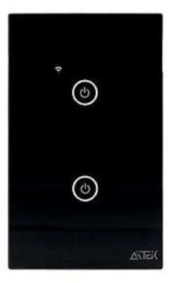 Imagem de Interruptor inteligente touch  wifi/bluetooth preto