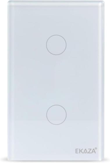 Imagem de Interruptor Inteligente Touch Zigbee Ekaza 2 Botão Alexa