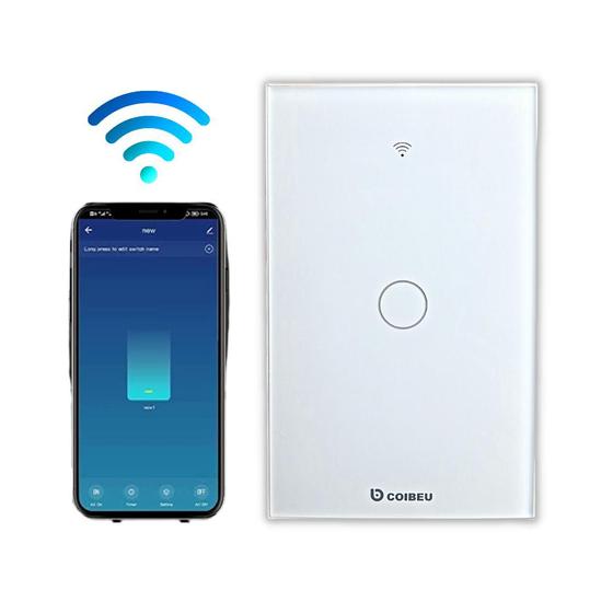 Imagem de Interruptor Inteligente WiFi, Smart Sem Fio Multifuncional 1 botão (MB301 com neutro) Compatível Com Alexa Google