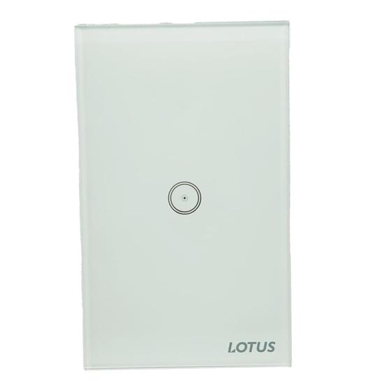 Imagem de Interruptor Inteligente Zigbee 1 Botão Touch Alexa Lotus
