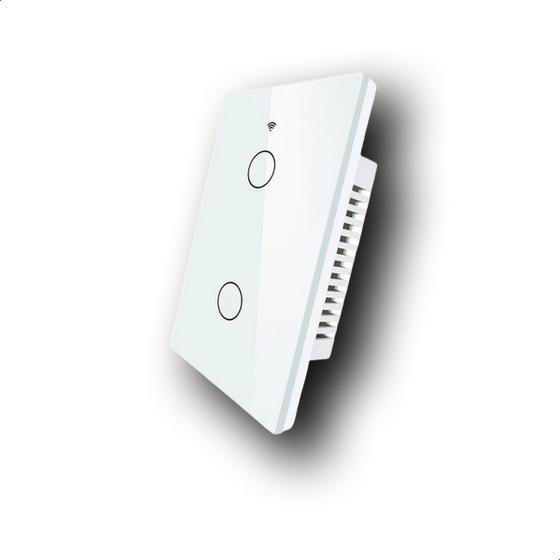 Imagem de Interruptor Inteligente Zigbee 2 Botões Touch Alexa Google B