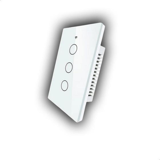 Imagem de Interruptor Inteligente Zigbee 3 Botões Touch Alexa Google B