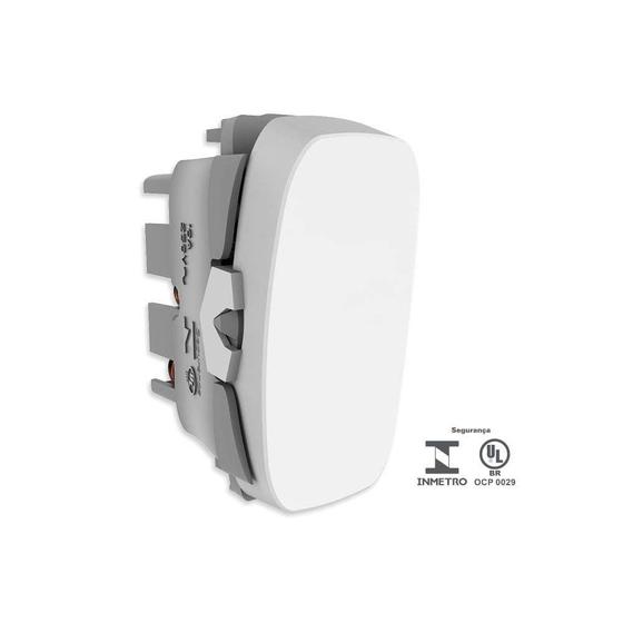 Interruptor intermediário 10A 250V Gracia branco Alumbra Menor preço em Interruptor intermediário 10A 250V Gracia branco Alumbra