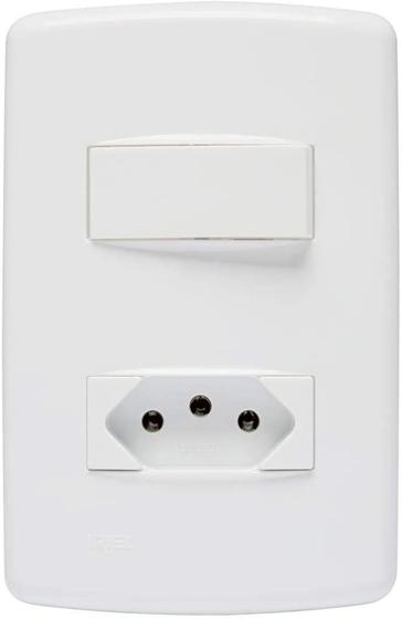 Imagem de Interruptor Iriel Duale Up 1s+1tom 2p+t 10a