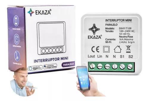 Imagem de Interruptor Mini R2 Wifi Automação 16A Alexa E Google Home Smart
