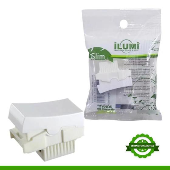 Imagem de Interruptor Módulo Simples 10A Ilumi Slim