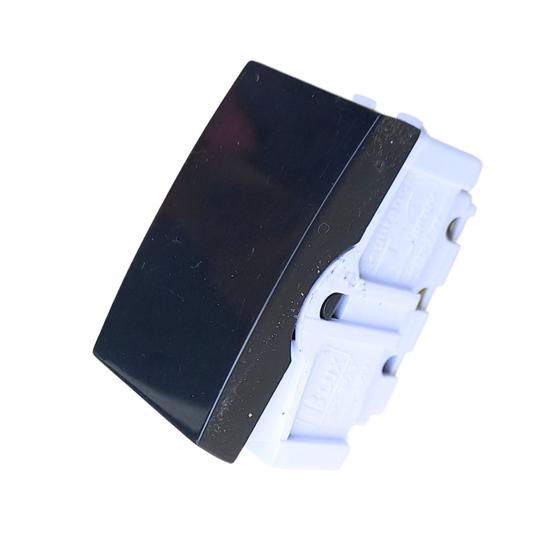 Imagem de Interruptor Módulo Simples Linha Home BLux Cor preto Grafite