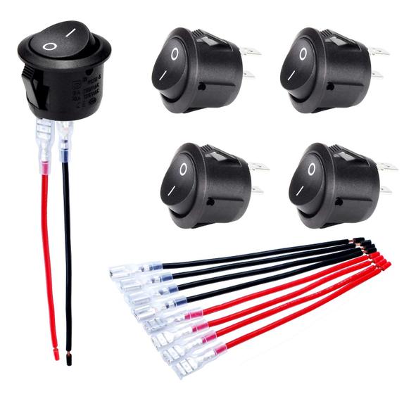 Imagem de Interruptor Oscilante DaierTek KCD1 12V 20A SPST para Automóveis