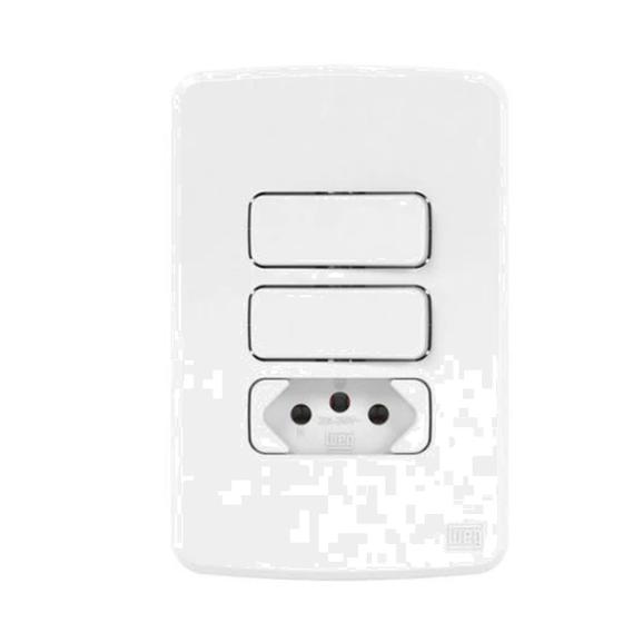 Imagem de Interruptor Paralelo + 1 Tomada 2P+10A Composé Weg