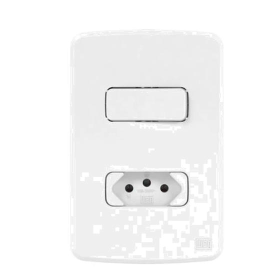 Imagem de Interruptor Paralelo 1 Tomada 2P+T 10A Composé Weg