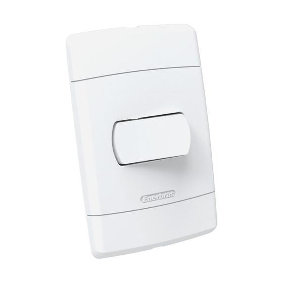 Imagem de Interruptor Paralelo 10A 4x2 1 Tecla Branco Neo Sottile Enerbras