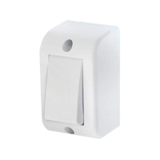 Interruptor Paralelo 10A de Sobrepor 1 Tecla Branco Fame Menor preço em Interruptor Paralelo 10A de Sobrepor 1 Tecla Branco Fame