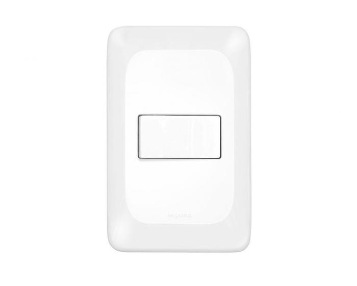Imagem de Interruptor Pial Pop Simples 10A 4X2 Lgx010 C/Placa