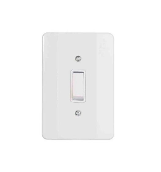 Imagem de Interruptor simples 10a/250v c/ placa 21001 - mectronic