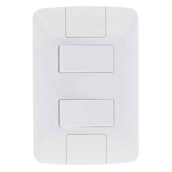 Imagem de Interruptor Simples 6A Linha Aria Tramontina - Conjunto 2 Unidades