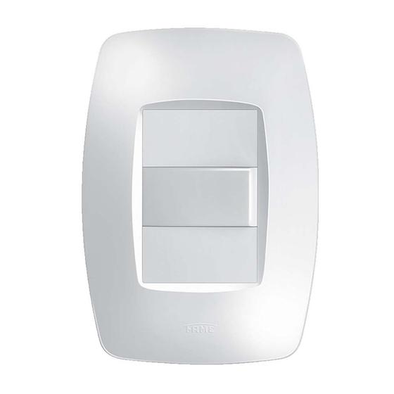 Interruptor simples c/p - elegance Menor preço em Interruptor simples c/p - elegance