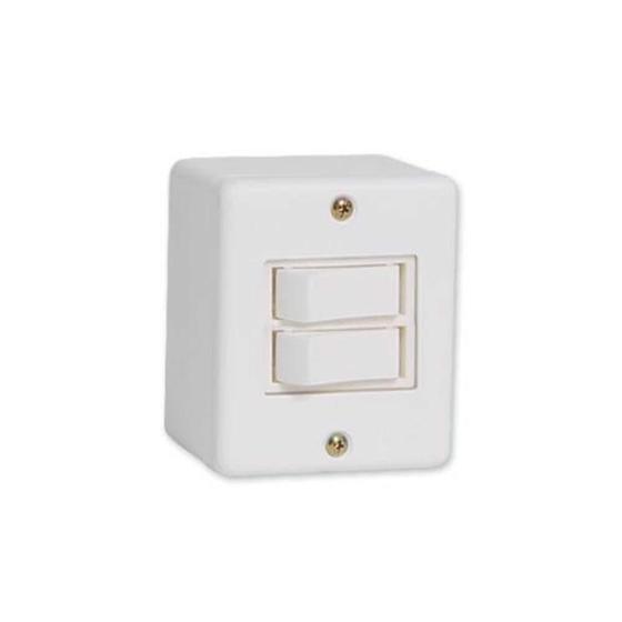 Imagem de Interruptor Simples Linha Box Ilumi - Conjunto com 2 Unidades
