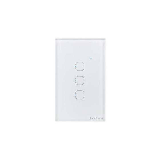 Imagem de Interruptor Smart Wi-Fi Touch com 3 Teclas EWS 1003 Branco Intelbras