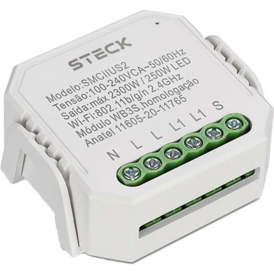 Imagem de Interruptor Steck Smarteck 1 Modulo Interno Mini Wi-Fi - Smciius2