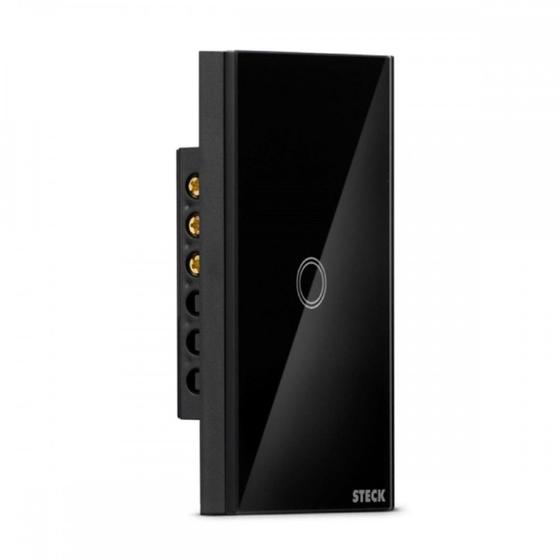 Interruptor Steck Smarteck 1 Modulo Touch Wi-Fi Bivolt Preto - Smci1Ps1 Imagem de Interruptor Steck Smarteck 1 Modulo Touch Wi-Fi Bivolt Preto - Smci1Ps1