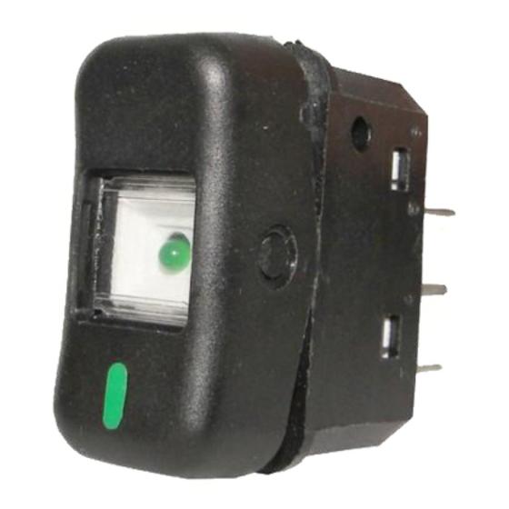 Imagem de Interruptor tecla preto 12v mercedes  caminhoes 6885457614