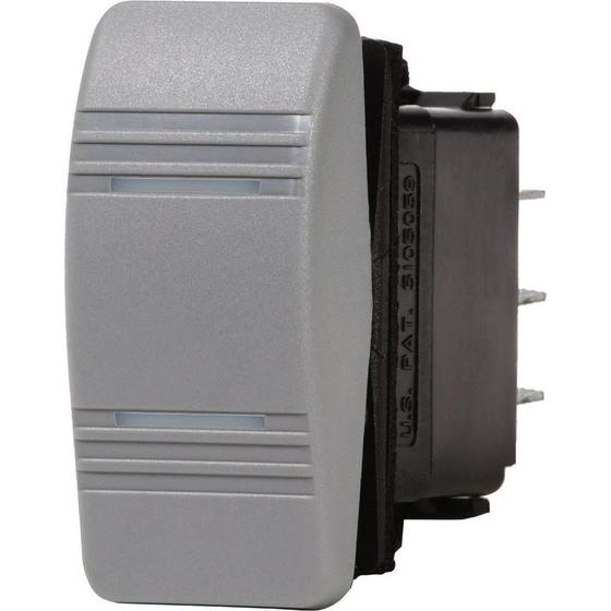 Imagem de Interruptor Tic Tac 4 Pinos Botão Branco Com 2 Leds Branco