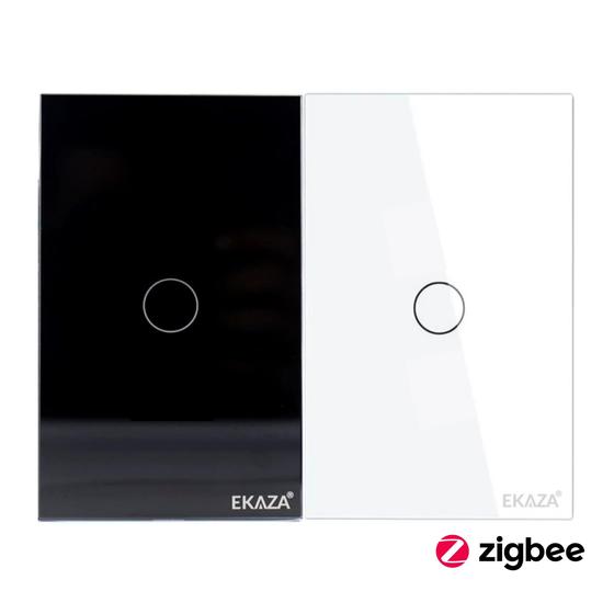 Imagem de Interruptor Touch 1 Botão Tecla Canal Inteligente Zigbee
