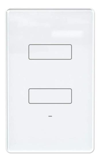 Imagem de Interruptor Touch Wifi Inteligente Agl 2 Tecla Branco Bivolt  4072