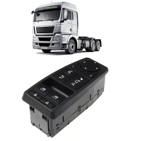 Imagem de Interruptor vidro eletrico caminhao man tgx completo le