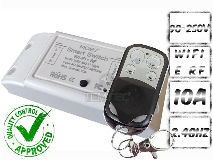 Imagem de Interruptor wifi e controle automação alexa google home