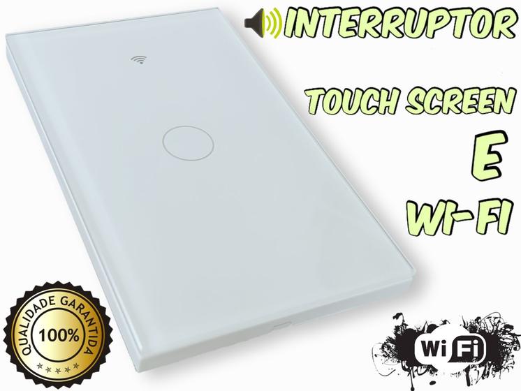 Imagem de Interruptor wifi inteligente 1 lâmpada allexa google home