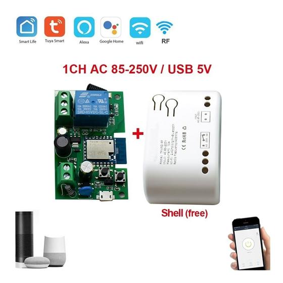 Imagem de Interruptor Wifi Modulo Inteligente Para Automação