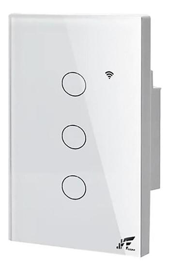 Imagem de Interruptor Wifi Touch Led 3 Botões Smart Google Alexa