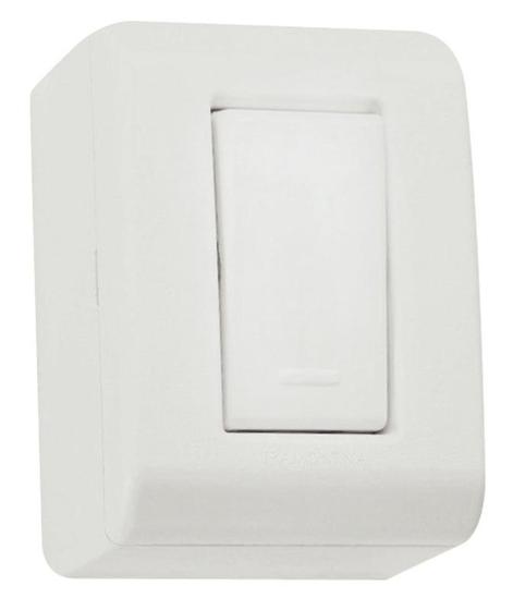 Imagem de Interruptor X 1 Tecla Simples com Placa Tramontina - Forjasul