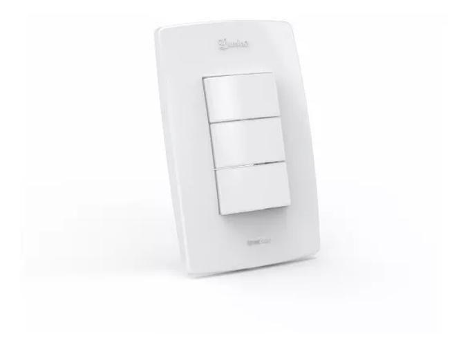Interruptores Linha Luxo Enerbras - Triplo Branco - Interruptores ...