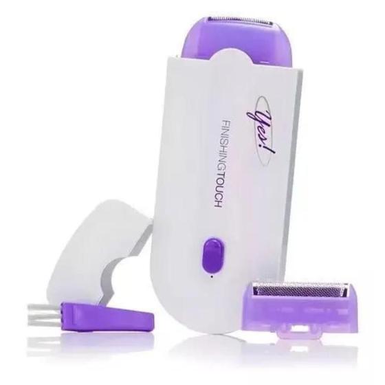 Imagem de Íntimo e Sem Dor: Depilador Elétrico Feminino Íntimo com Sensor USB - Cor Branco