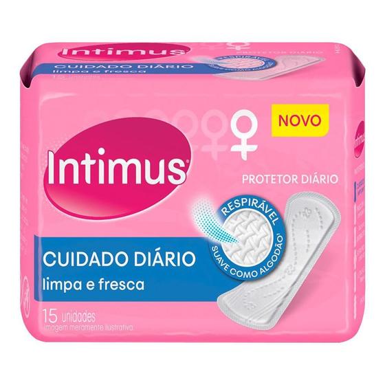 Imagem de Intimus protetor diário days sem perfume com 15 unidades