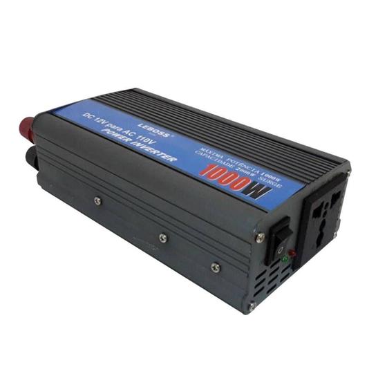 Imagem de Inversor conversor Veicular C/ potência 1000W 12V P/ 110V - LEBOSS