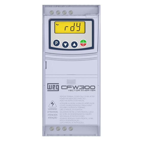 Imagem de Inversor de frequência CFW300 2cv 220v 7,3a mono/tri weg