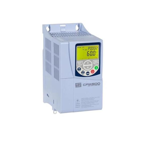 Imagem de Inversor De Frequência Cfw500 380v 5cv 10a 3,7kw Trifá C/iOS