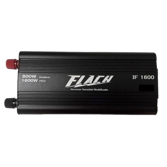 Imagem de Inversor de Tensão 12V/127V 1600W Pico-800W IF1600-3 - Flach