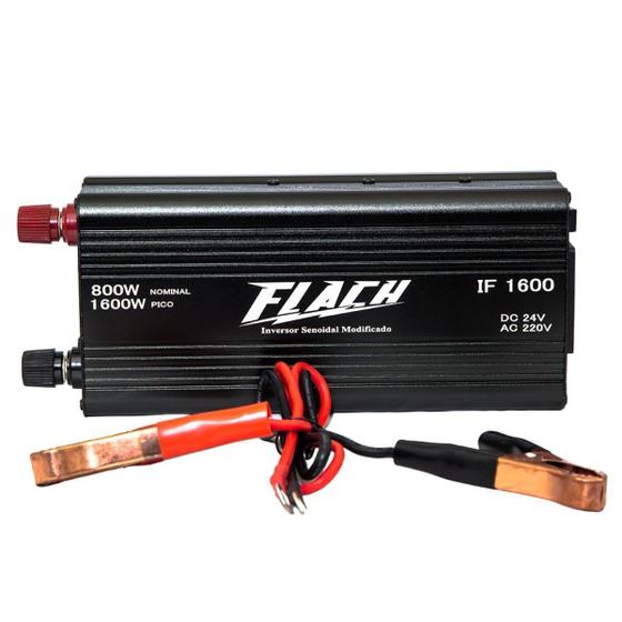 Imagem de Inversor de Tensão 1600w 12v/220v 800w Nominal If1600-1 Flach