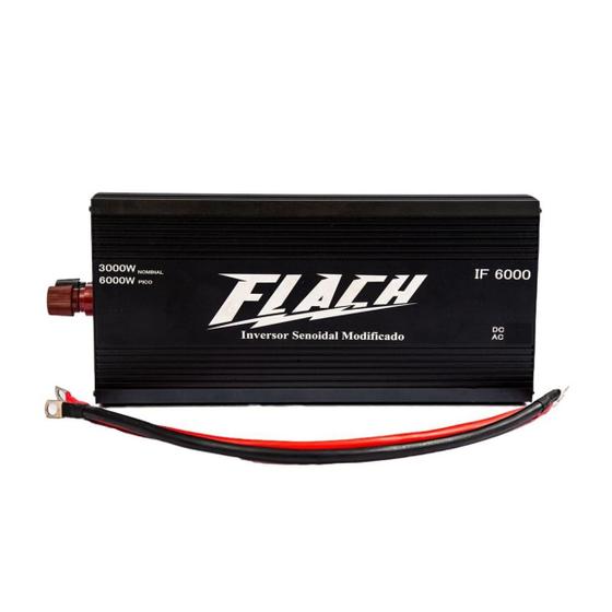 Imagem de Inversor De Tensao - 24v/127v - 6000w Pico-3000w Nominal - IF6000-4