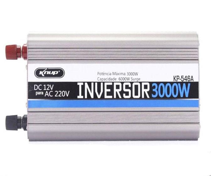 Imagem de Inversor de Tensão 3000W de 12V para 220V Knup KP-546A 50Hz