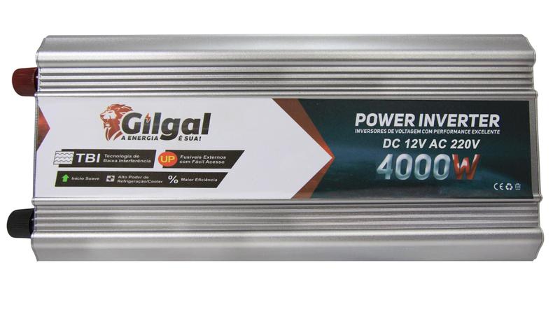 Imagem de Inversor De Voltagem 4000W 12V Para 220V