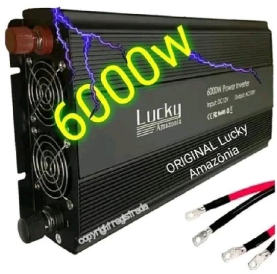 Inversor Energia 6000w 12v Para Ac 110v 60hz Conversor Onda Senoidal Tensão Potencia Digital é boa?