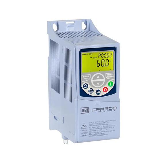 Imagem de Inversor frequencia monofásico 7a 2cv 220v cfw500a07p0s2nb20g2