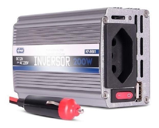 Imagem de Inversor Tensão 12V 220V 200W Veicular Transformador Tomada